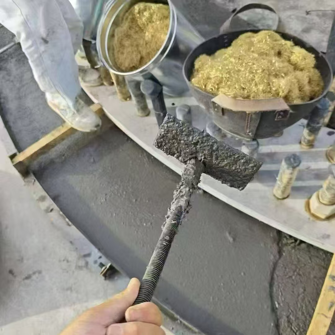 腾冲C120钢纤维高强无收灌浆料 轧机压缩机汽轮机发电机锻压设备底座灌浆材料